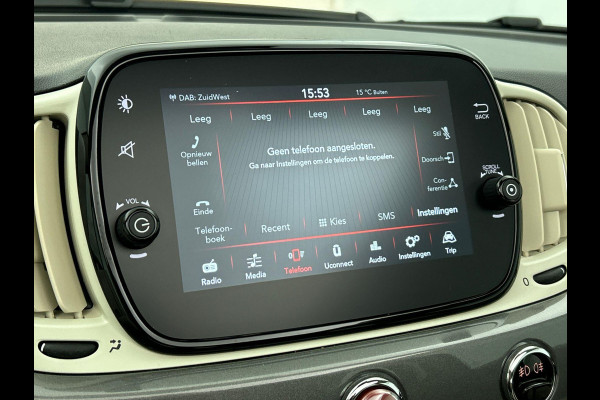 Fiat 500C 1.0 Hybrid Dolcevita Cabriolet | Climate Control | Sportstoelen | Parkeersensoren achter | Cruise Control | DAB | Lichtmetalen Velgen