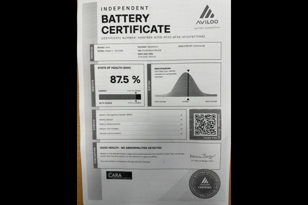 Tesla Model 3 Standard RWD Plus 60 kWh SOH 87.5% / Trekhaak