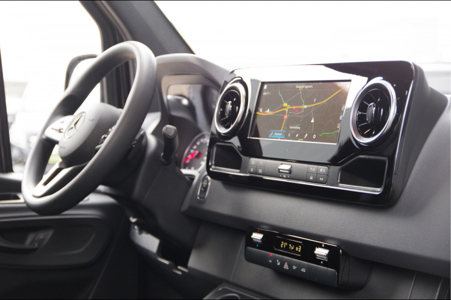 Mercedes-Benz Sprinter 319 1.9 CDI L2H2 DC-6P, AUT. LED, LEDER, MBUX 10'', CAMERA, NAVI, CRUISE, CLIMA, DUBBELE CABINE, DUBBEL CABINE