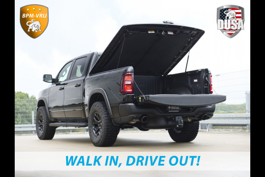 Dodge Ram | 1500 | Rebel | Night | 4x4 | Crew Cab | 3.0L Twin-turbo I6 | BPM-VRIJ  | Pano | Harman Kardon | Leder interieur Getoonde accessoires zijn verkrijgbaar tegen meerprijs