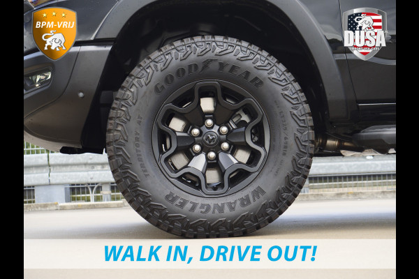 Dodge Ram | 1500 | Rebel | Night | 4x4 | Crew Cab | 3.0L Twin-turbo I6 | BPM-VRIJ  | Pano | Harman Kardon | Leder interieur Getoonde accessoires zijn verkrijgbaar tegen meerprijs