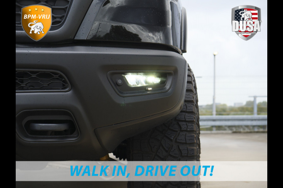 Dodge Ram | 1500 | Rebel | Night | 4x4 | Crew Cab | 3.0L Twin-turbo I6 | BPM-VRIJ  | Pano | Harman Kardon | Leder interieur Getoonde accessoires zijn verkrijgbaar tegen meerprijs