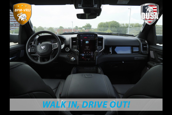 Dodge Ram | 1500 | Rebel | Night | 4x4 | Crew Cab | 3.0L Twin-turbo I6 | BPM-VRIJ  | Pano | Harman Kardon | Leder interieur Getoonde accessoires zijn verkrijgbaar tegen meerprijs