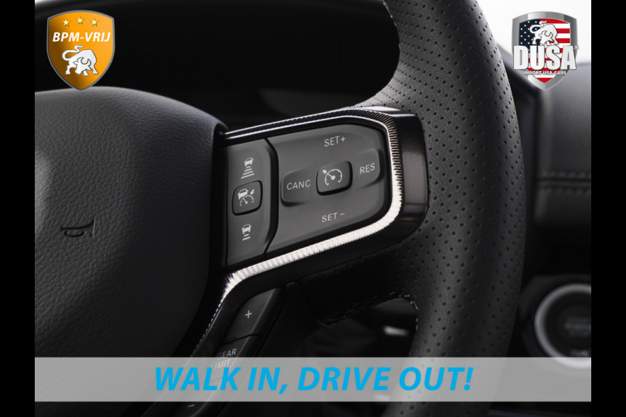 Dodge Ram | 1500 | Rebel | Night | 4x4 | Crew Cab | 3.0L Twin-turbo I6 | BPM-VRIJ  | Pano | Harman Kardon | Leder interieur Getoonde accessoires zijn verkrijgbaar tegen meerprijs