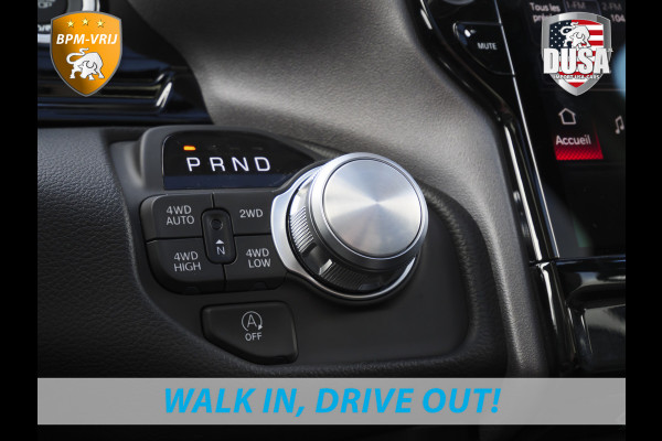 Dodge Ram | 1500 | Rebel | Night | 4x4 | Crew Cab | 3.0L Twin-turbo I6 | BPM-VRIJ  | Pano | Harman Kardon | Leder interieur Getoonde accessoires zijn verkrijgbaar tegen meerprijs