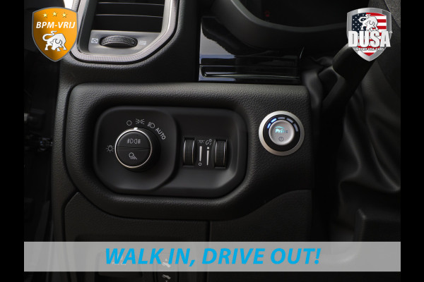 Dodge Ram | 1500 | Rebel | Night | 4x4 | Crew Cab | 3.0L Twin-turbo I6 | BPM-VRIJ  | Pano | Harman Kardon | Leder interieur Getoonde accessoires zijn verkrijgbaar tegen meerprijs