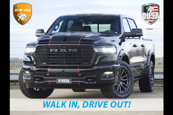 Dodge Ram | 1500 | Laramie | Premium Night | 3.0L I6 Hurricane | 4X4 | BPM-VRIJ | BPM-VRIJ | Niveau regeling | Passenger Display | Getoonde accessoires zijn verkrijgbaar tegen meerprijs