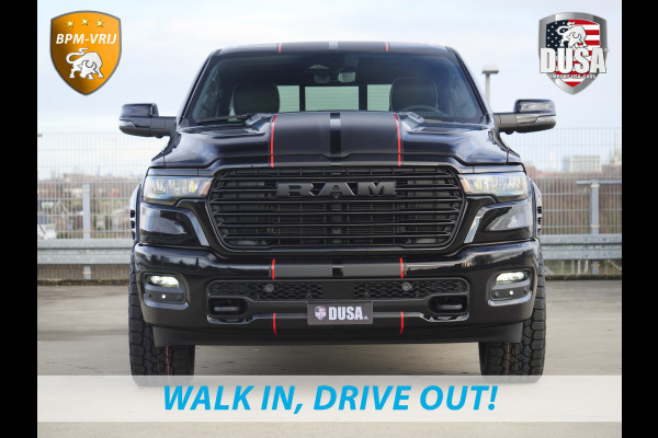 Dodge Ram | 1500 | Laramie | Premium Night | 3.0L I6 Hurricane | 4X4 | BPM-VRIJ | BPM-VRIJ | Niveau regeling | Passenger Display | Getoonde accessoires zijn verkrijgbaar tegen meerprijs