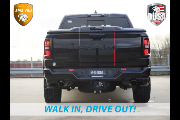 Dodge Ram | 1500 | Laramie | Premium Night | 3.0L I6 Hurricane | 4X4 | BPM-VRIJ | BPM-VRIJ | Niveau regeling | Passenger Display | Getoonde accessoires zijn verkrijgbaar tegen meerprijs