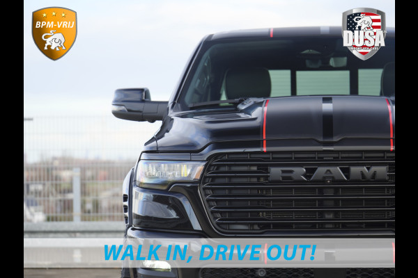 Dodge Ram | 1500 | Laramie | Premium Night | 3.0L I6 Hurricane | 4X4 | BPM-VRIJ | BPM-VRIJ | Niveau regeling | Passenger Display | Getoonde accessoires zijn verkrijgbaar tegen meerprijs