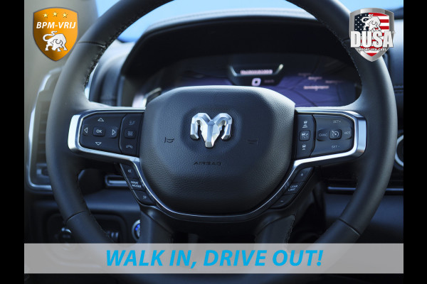 Dodge Ram | 1500 | Laramie | Premium Night | 3.0L I6 Hurricane | 4X4 | BPM-VRIJ | BPM-VRIJ | Niveau regeling | Passenger Display | Getoonde accessoires zijn verkrijgbaar tegen meerprijs