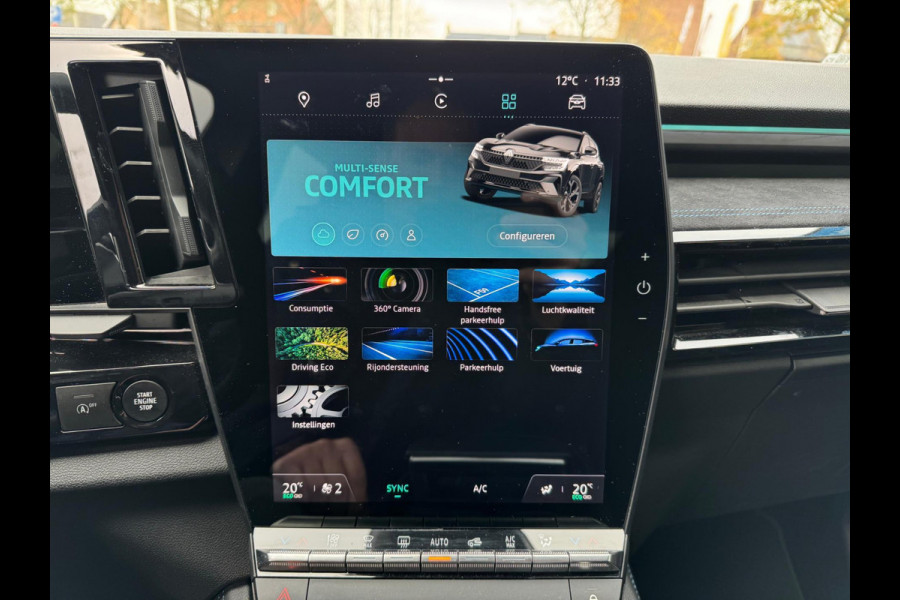 Renault Austral TCe 160 EDC mild hybrid techno esprit Alpine Mat grijs / Trekhaak afn. / 1.800 KG Trekg. / 360 Camera / E. Aklep