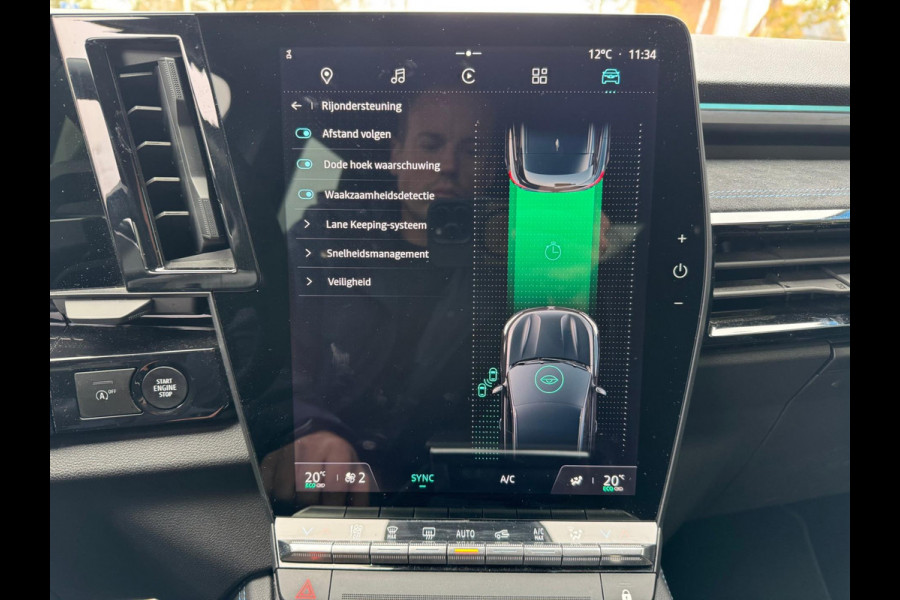 Renault Austral TCe 160 EDC mild hybrid techno esprit Alpine Mat grijs / Trekhaak afn. / 1.800 KG Trekg. / 360 Camera / E. Aklep