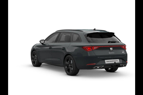 Seat Leon Sportstourer 1.5 TSI e-Hybrid FR Business | Black Pack | Safe & Driving Pack | Trekhaak zwenkbaar (elektr. ontgrendeling) | C2K - Velgen 'Black Pack', 18 inch