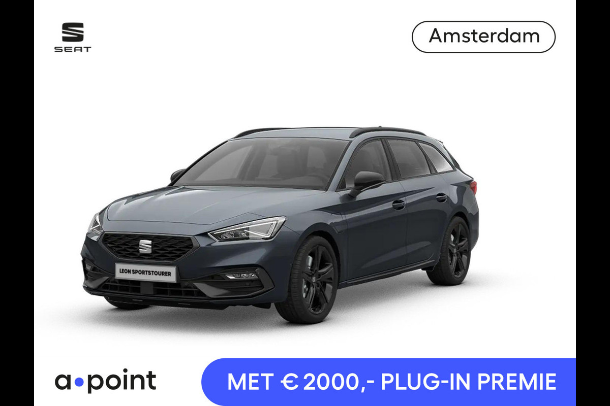 Seat Leon Sportstourer 1.5 TSI e-Hybrid FR Business | Black Pack | Safe & Driving Pack | Trekhaak zwenkbaar (elektr. ontgrendeling) | C2K - Velgen 'Black Pack', 18 inch