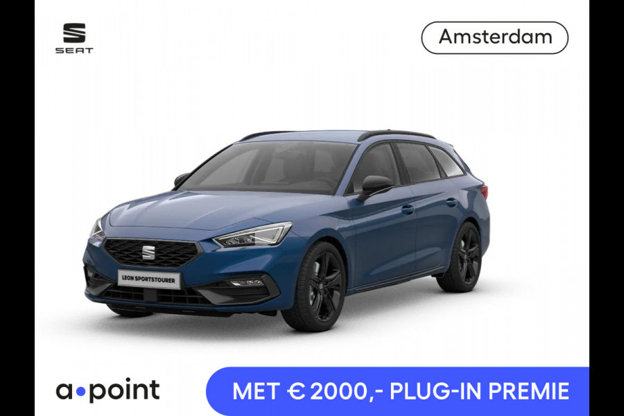 Seat Leon Sportstourer 1.5 TSI e-Hybrid FR Business | Black Pack | Technology Pack | Trekhaak zwenkbaar (elektr. ontgrendeling) | C2K - Velgen 'Black Pack', 18 inch