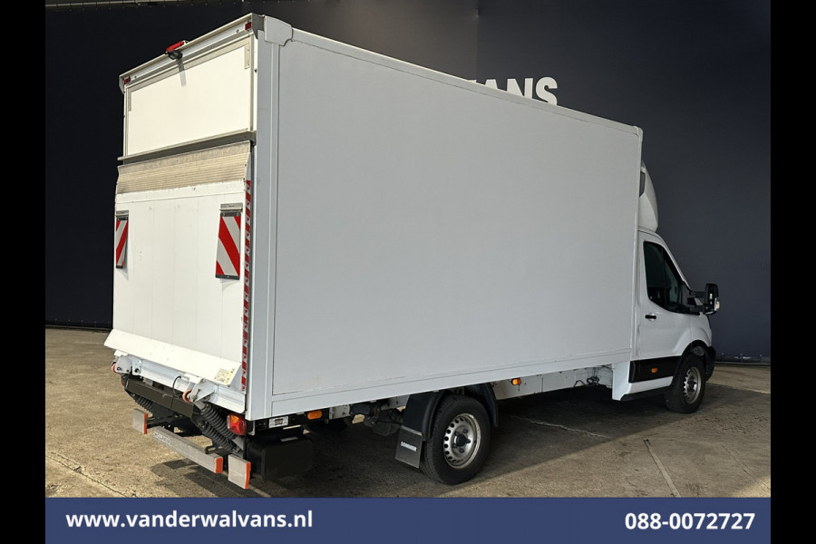 Ford Transit 2.0 TDCI 130pk Bakwagen 221cm hoog Laadklep Euro6 Airco | 3-Zits | Camera | 1020kg laadvermogen Verwarmde voorruit, Bijrijdersbank