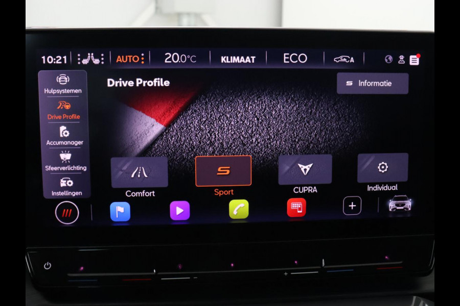 CUPRA Formentor 1.4 eHybrid VZ | 245pk | Stoelverwarming | 360 Camera | Adaptive cruise | Carplay | Navigatie | Sfeerverlichting | Keyless | Sportstoelen | Memory | PHEV | Plug In