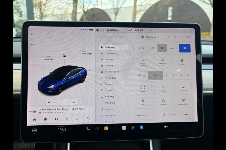 Tesla Model 3 Long Range AWD 75 kWh AFNEEMBARE TREKHAAK | 750KG TREKGEWICHT | ORIGNEEL NL AUTO | RIJKLAAR MET 12 MND BOVAG GARANTIE |