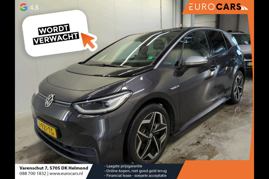 Volkswagen ID.3 First Plus 58 kWh Airco Navi Carplay 19" LM Velgen Adaptive Cruise Control LED Matrix IQ Light DAB+ Alcantara PDC VA + Camera Stoel/Stuurwielverwarming