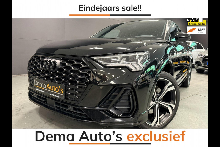 Audi Q3 Sportback 45 TFSI e 3X S-LINE BLACK-LINE 20'' SFEERVERL/V-COCKPIT/NAVI/LEDER/DAB/LED/CAM///