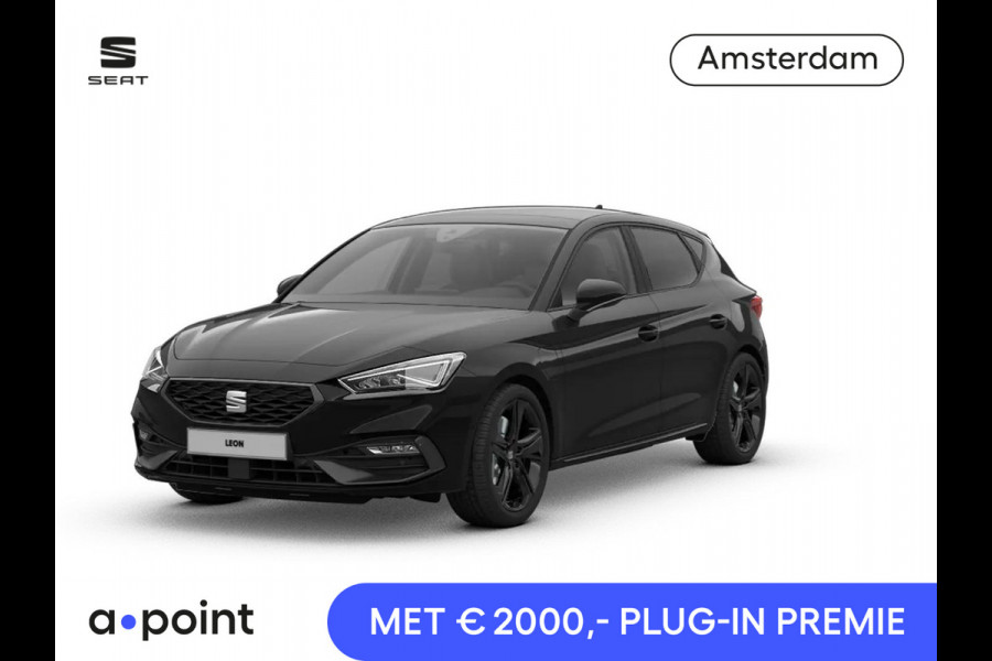 Seat Leon 1.5 TSI e-Hybrid FR Business | Black Pack | Glazen schuif-kanteldak | Safe & Driving Pack | Technology Pack | C2K - Velgen 'Black Pack', 18 inch