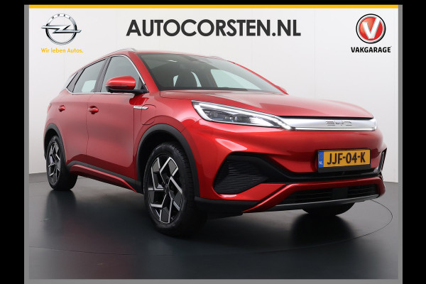 BYD ATTO 3 60kWh Design SOH 98% Pano-dak Leer+Elektr.Verst. Warmtepomp Adaptieve Cruise 360°Camera Apple Carplay Android Auto Elektr.Achter Verkeersbord detectie WiFi DAB Led Rijstrooksensor Keyless Smartphone Entry Fabrieksgarantie tot 12-12-2030/150.000km Garantie. Op de LFP Accu tot 12-12-2030/200.000km €44.000,- Nieuw!
