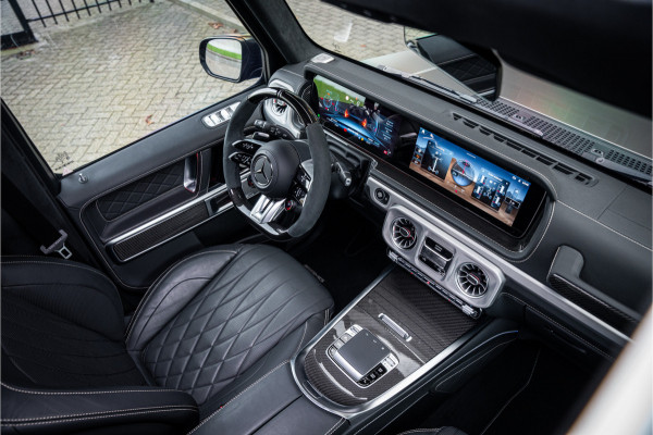 Mercedes-Benz G-Klasse AMG 63 ** Akrapovic ** AMG Performance Pack ** Carbon ** Xpell PPF Face-lift MY25 ** Target Blue Eye ** Manufaktur