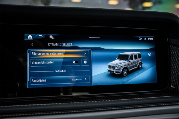 Mercedes-Benz G-Klasse AMG 63 ** Akrapovic ** AMG Performance Pack ** Carbon ** Xpell PPF Face-lift MY25 ** Target Blue Eye ** Manufaktur