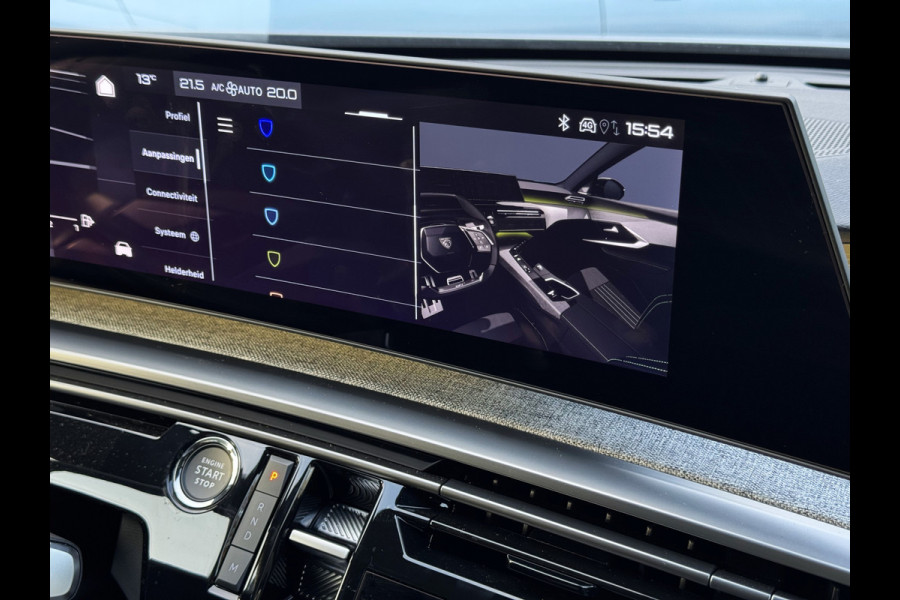 Peugeot 5008 1.2 HYBRID 145e PANODAK AFN.TREKHAAK GT LINE AUT. CARPLAY NAVI STOELVERW KEYLESS 7P 7 Persoons