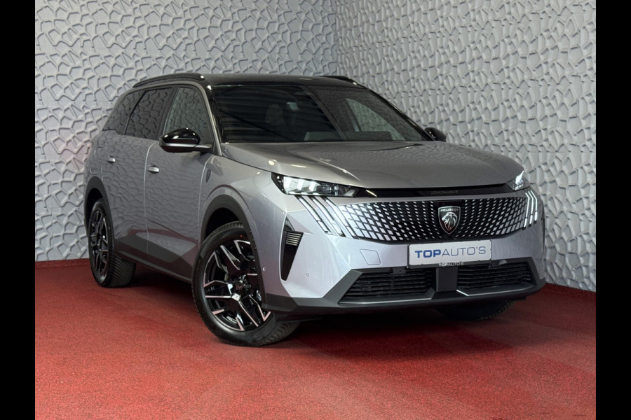 Peugeot 5008 1.2 HYBRID 145e PANODAK AFN.TREKHAAK GT LINE AUT. CARPLAY NAVI STOELVERW KEYLESS 7P 7 Persoons