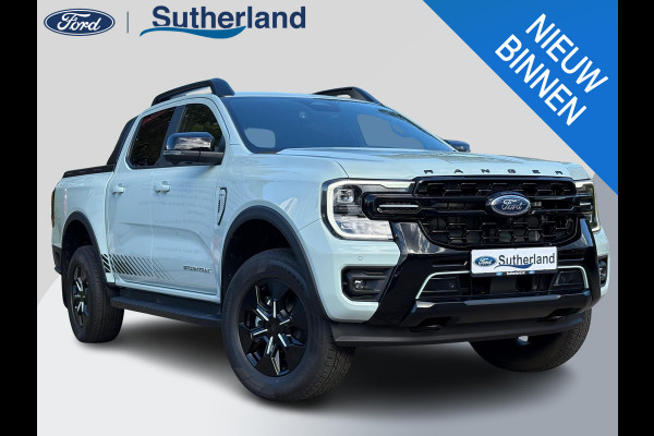 Ford Ranger 2.3 PHEV Stormtrak Double Cab ZUID | 281pk | 5 persoons! | Technology Pack Plus Trailer | Cargo Area Pack | Power Rollertop | Prijs excl. BTW incl. BPM | laadkabel mode 3 16A