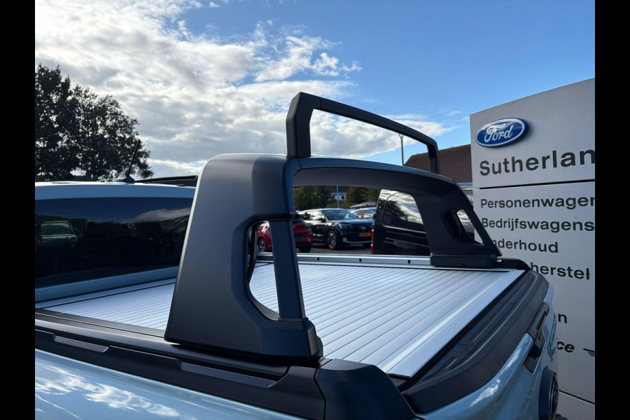 Ford Ranger 2.3 PHEV Stormtrak Double Cab ZUID | 281pk | 5 persoons! | Technology Pack Plus Trailer | Cargo Area Pack | Power Rollertop | Prijs excl. BTW incl. BPM | laadkabel mode 3 16A