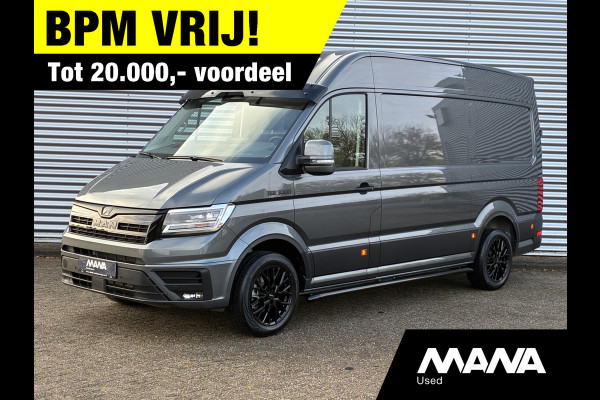 MAN TGE 35 2.0 3.180 180PK L3H3 MANA PERFORMANCE / AUTOMAAT / CRUISE / SIDEBAR / ZONNEKLEP / LED KOPLAMPEN / ETC.