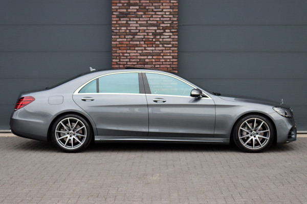 Mercedes-Benz S-Klasse 560 V8 Lang AMG Line Premium+ | Distronic+ | Memory V+A | Stoelventilatie | Burmester | HUD | Surround Camera | Softclose | Keyless Go | Zonweringspakket |
