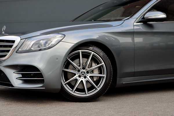 Mercedes-Benz S-Klasse 560 V8 Lang AMG Line Premium+ | Distronic+ | Memory V+A | Stoelventilatie | Burmester | HUD | Surround Camera | Softclose | Keyless Go | Zonweringspakket |