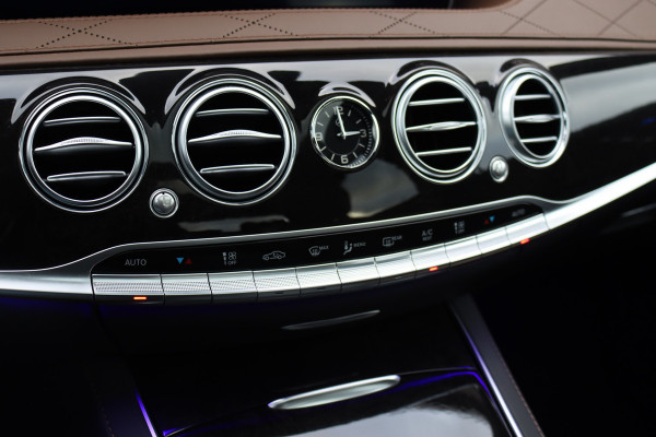 Mercedes-Benz S-Klasse 560 V8 Lang AMG Line Premium+ | Distronic+ | Memory V+A | Stoelventilatie | Burmester | HUD | Surround Camera | Softclose | Keyless Go | Zonweringspakket |