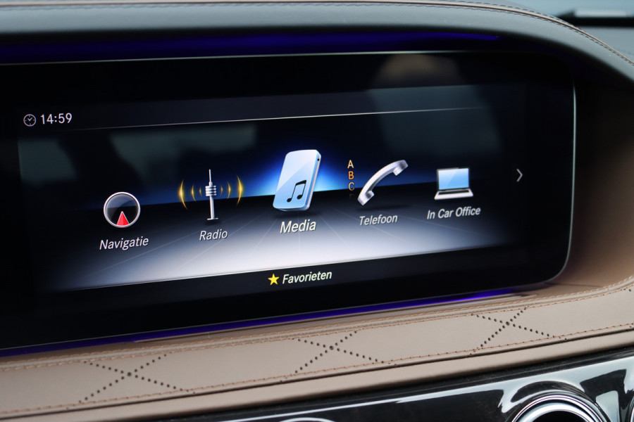 Mercedes-Benz S-Klasse 560 V8 Lang AMG Line Premium+ | Distronic+ | Memory V+A | Stoelventilatie | Burmester | HUD | Surround Camera | Softclose | Keyless Go | Zonweringspakket |