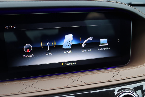 Mercedes-Benz S-Klasse 560 V8 Lang AMG Line Premium+ | Distronic+ | Memory V+A | Stoelventilatie | Burmester | HUD | Surround Camera | Softclose | Keyless Go | Zonweringspakket |