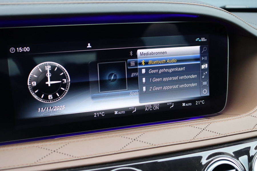 Mercedes-Benz S-Klasse 560 V8 Lang AMG Line Premium+ | Distronic+ | Memory V+A | Stoelventilatie | Burmester | HUD | Surround Camera | Softclose | Keyless Go | Zonweringspakket |