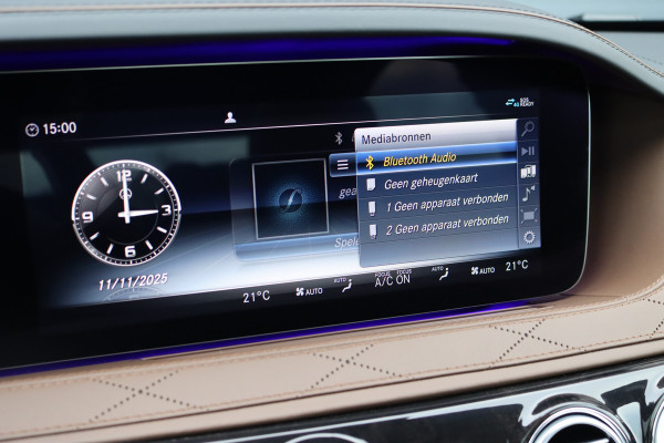 Mercedes-Benz S-Klasse 560 V8 Lang AMG Line Premium+ | Distronic+ | Memory V+A | Stoelventilatie | Burmester | HUD | Surround Camera | Softclose | Keyless Go | Zonweringspakket |