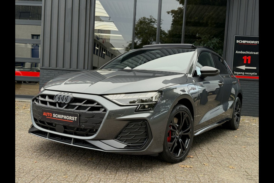 Audi A3 Sportback 45Tfsi e 3xS-line 272 pk 19 inch Competition vol leer matrix panorama dak