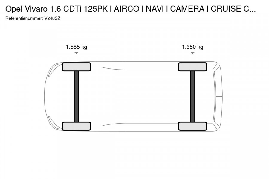 Opel Vivaro 1.6 CDTi 125PK l AIRCO l NAVI l CAMERA l CRUISE CONTROL