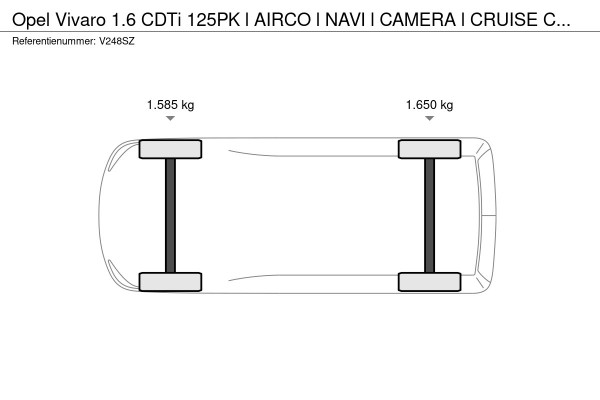 Opel Vivaro 1.6 CDTi 125PK l AIRCO l NAVI l CAMERA l CRUISE CONTROL