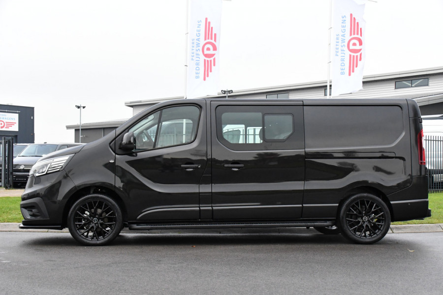 Renault Trafic 2.0 170 L2H1 DC Black Edition Extra Cruise, Camera, Carplay, LED, 170pk, Stoelverwarming, 2 x Schuifdeur, NAVI, Automaat, Clima, Uniek!