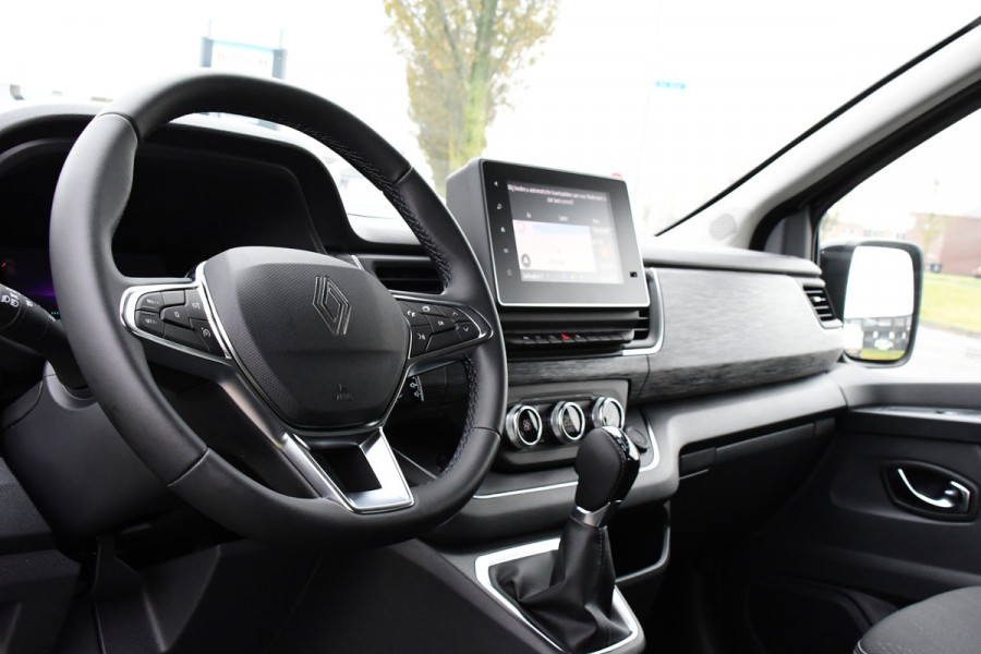 Renault Trafic 2.0 170 L2H1 DC Black Edition Extra Cruise, Camera, Carplay, LED, 170pk, Stoelverwarming, 2 x Schuifdeur, NAVI, Automaat, Clima, Uniek!