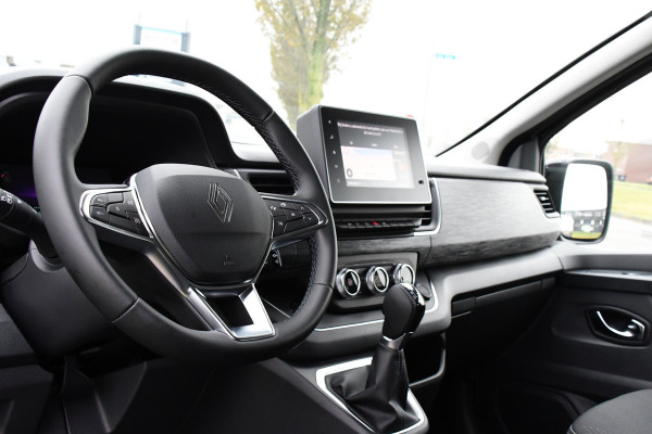 Renault Trafic 2.0 170 L2H1 DC Black Edition Extra Cruise, Camera, Carplay, LED, 170pk, Stoelverwarming, 2 x Schuifdeur, NAVI, Automaat, Clima, Uniek!