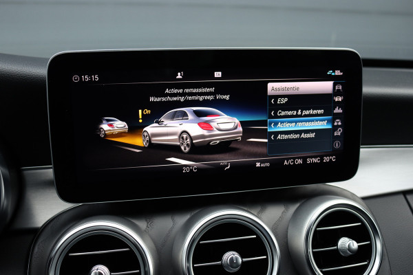 Mercedes-Benz C-Klasse 180 Business Solution AMG | Camera | Leder | High Performance LED | Stoelverwarming | 18'' inch | Inparkeerpakket |