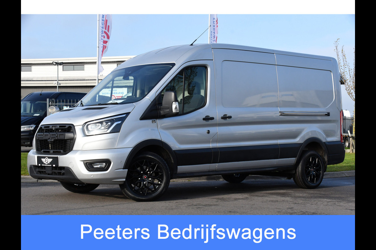 Ford Transit 350 2.0 TDCI L3H2 Limited PB Edition Adaptieve Cruise, 360 Camera, Carplay, 185pk, Automaat, Xenon, 2 x Schuifdeur, Uniek!