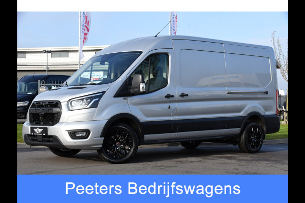 Ford Transit 350 2.0 TDCI L3H2 Limited PB Edition Adaptieve Cruise, 360 Camera, Carplay, 185pk, Automaat, Xenon, 2 x Schuifdeur, Uniek!